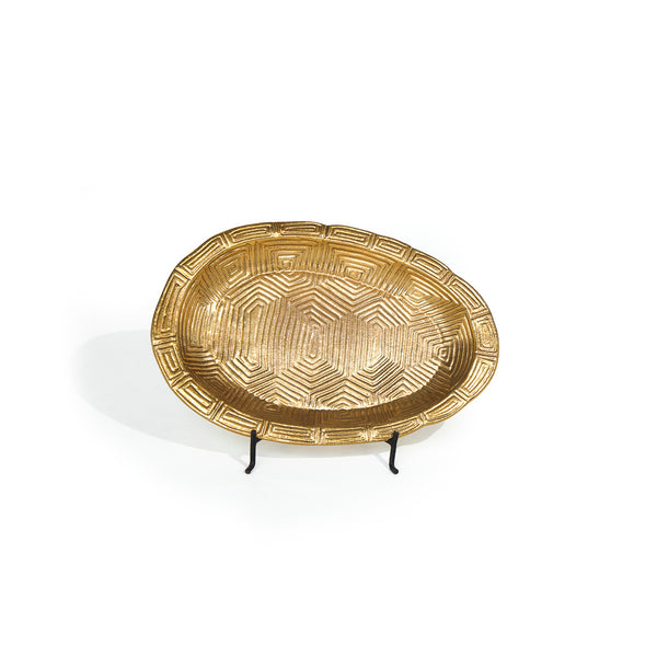 Gold Oval Tray - abri home